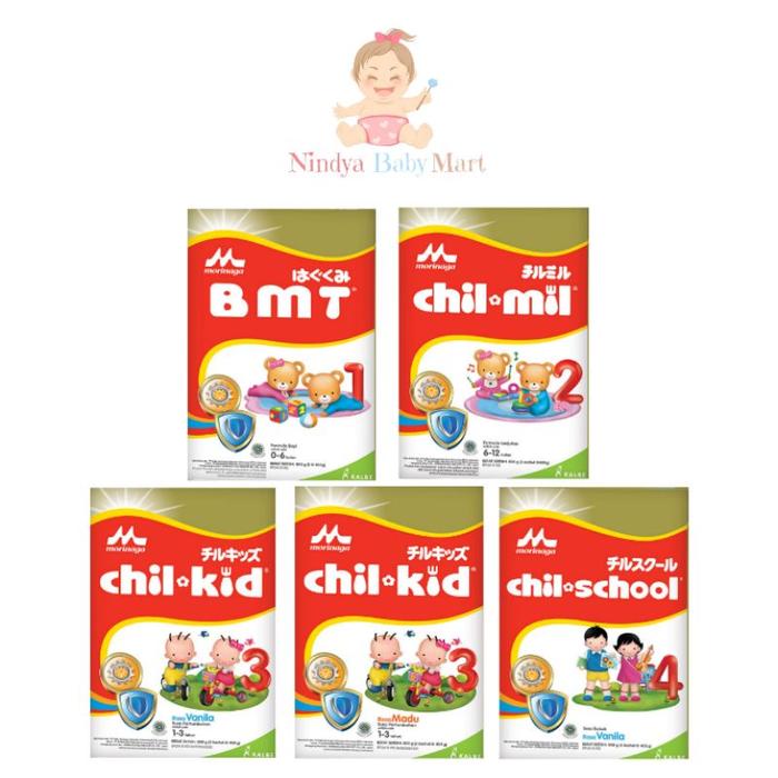 Gambar Morinaga BMT,Chilmil,Chil Kid,Chil School,Madu dan Vanila 800 gr dari ridostore500 undefined Tokopedia