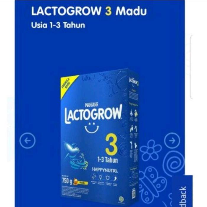 Gambar SUSU LACTOGROW 3 MADU 750GR dari baikrestu undefined Tokopedia