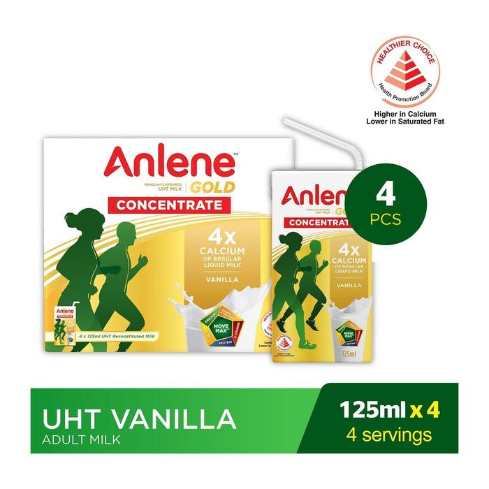 Gambar Anlene Concentrate Vanilla 4 X 125ML dari Letlo Seutl undefined Tokopedia