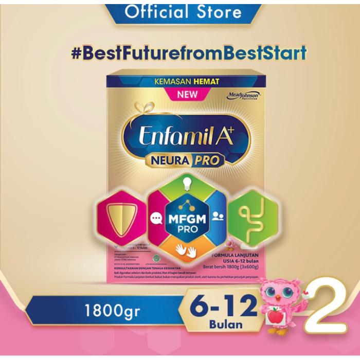 Gambar Enfamil A+2 Susu Formula Bayi Plain 1800g dari Mass Kuyy undefined Tokopedia