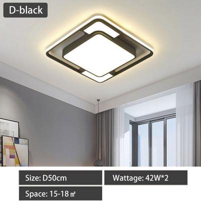 Gambar Bg* Lampu Langit-Langit Led Rumah Modern Minimalis Restoran Gaya - D HITAM dari Blackglasses7 undefined Tokopedia
