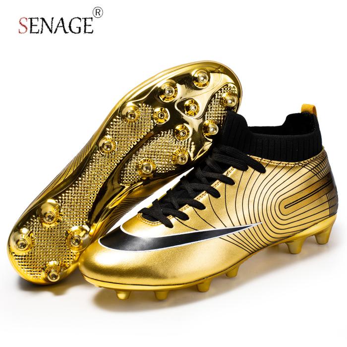 Jual SENAGE Professional Soccer Shoes Unisex Long Spikes TF/FG