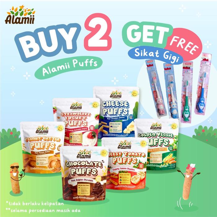 Gambar Alamii Peanut Butter Puffs Snack Makanan Ringan Camilan Bayi 30gr dari SitiAisyah milkstore undefined Tokopedia