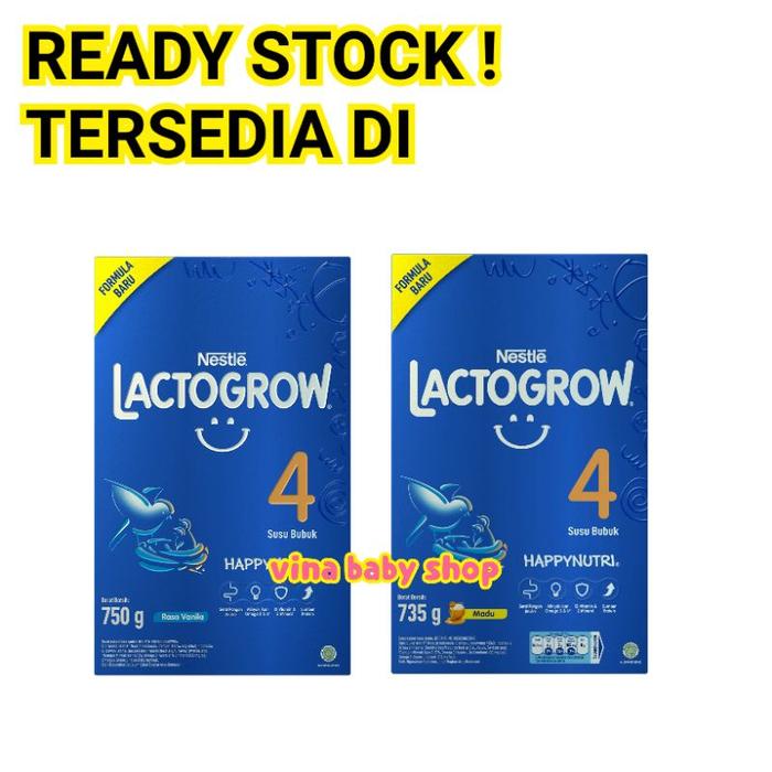 Gambar LACTOGROW 4 VANILA MADU 750GR dari Mass Kuyy undefined Tokopedia