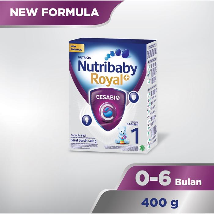 Gambar Nutribaby Royal+ Cesabio 1 Formula Bayi Bubuk 400 gr dari toko rumah ta undefined Tokopedia