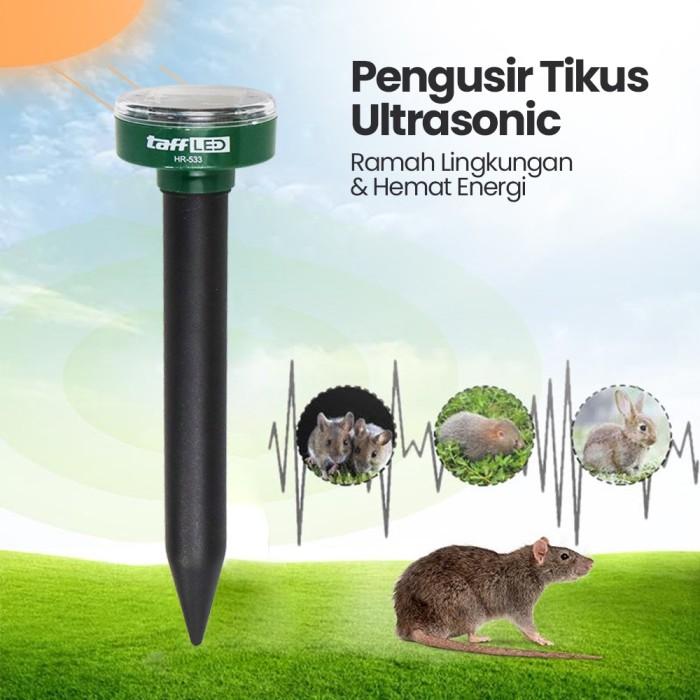 Gambar Chaser Pengusir Tikus Ultrasonic Solar Power untuk Kebun Taman dari ELLEXUS SHOP undefined Tokopedia
