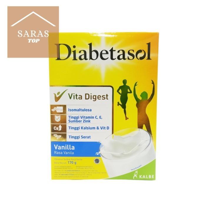 Gambar DIABETASOL V.DIGEST VANILA 170GR dari Saras TOP undefined Tokopedia