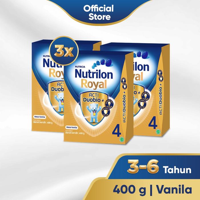 Gambar Nutrilon Royal 4 Vanila Susu Pertumbuhan Bubuk 400 gr x 3 dari baikrestu undefined Tokopedia