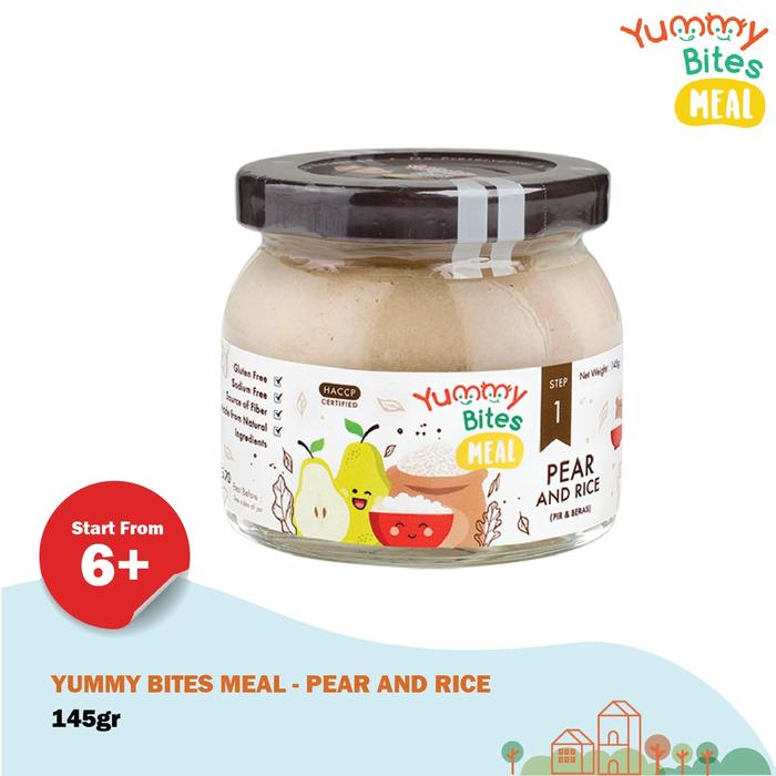 Gambar Yummy Bites Meal - Pear and Rice 145g dari baikrestu undefined Tokopedia