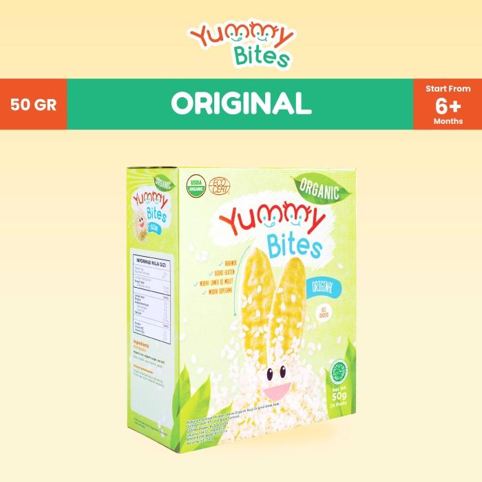 Gambar Yummy Bites Rice Crackers Organic Original 50gr dari adhmarrt undefined Tokopedia
