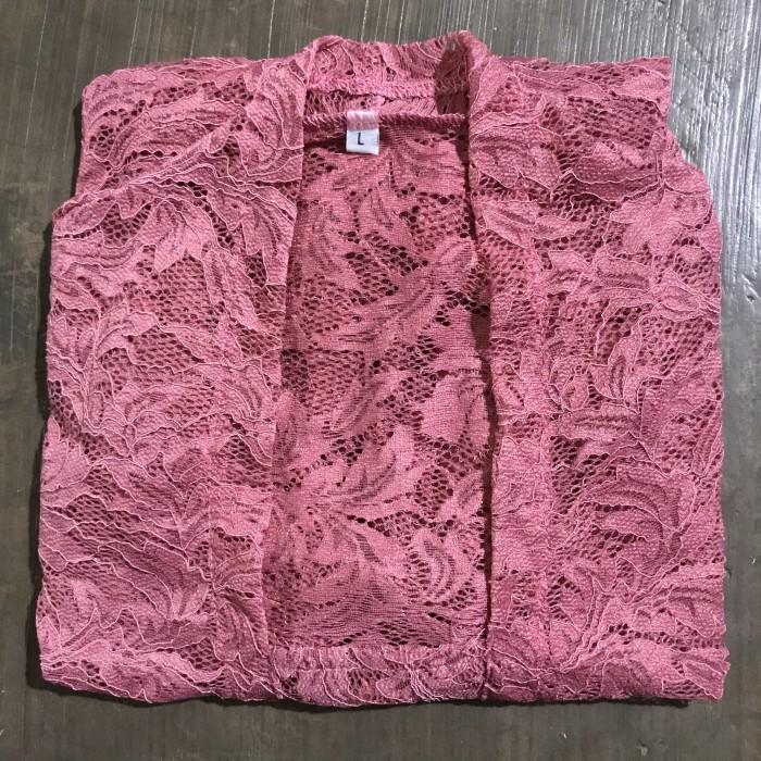 Gambar Kebaya | Kebaya brokat | Kebaya modern | Kebaya wisuda | Kebaya Putih - Dusty pink, M dari HEVAND AL-COLLECTION undefined Tokopedia