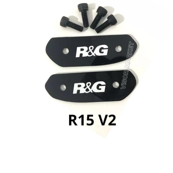 Gambar sh3 MIRROR BLANKING R&G COVER TUTUP SPION R15 V2 V3 V4 R25 CBR K45N dari ATHALLAHKENZIE66 undefined Tokopedia