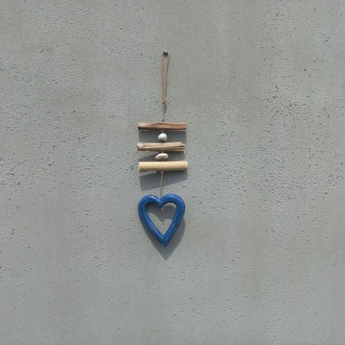 Gambar Gantungan hiasan kayu pintu jendela Kecil Bentuk Love Home decor - Biru dari Homdec By D&A undefined Tokopedia
