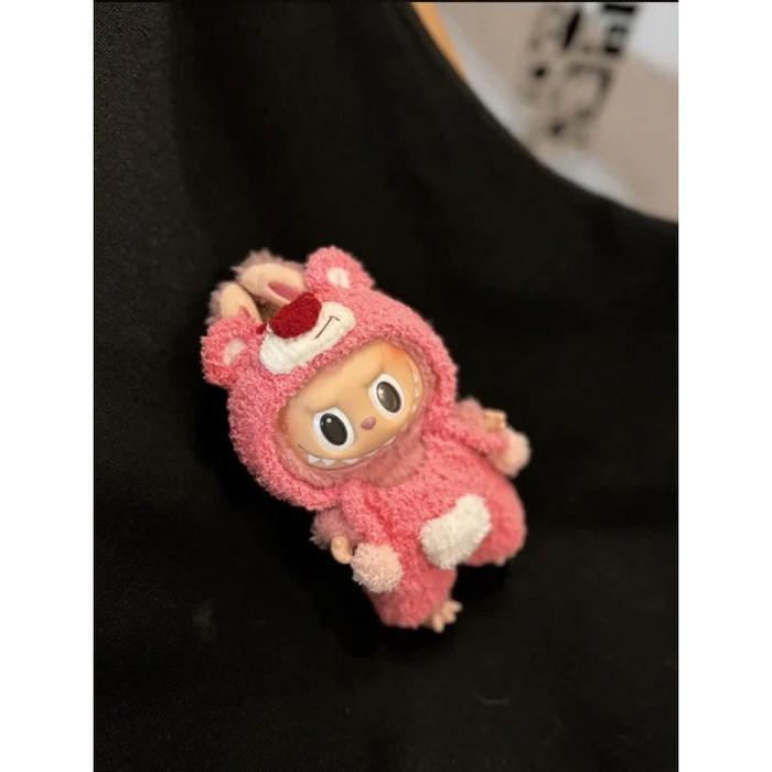 Gambar Baju  Boneka Vinil Labubu 17Cm Viral Gantungan Kunci Viral - JJJ, 17cm dari Lisalisa undefined Tokopedia