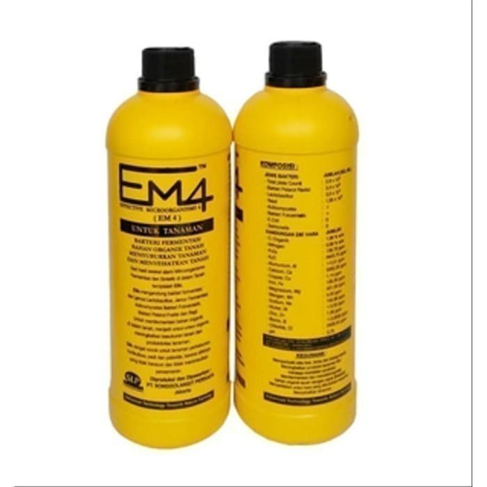 Gambar EM4 Warna Kuning 100 ML Plus Molase Pertanian Tanaman Pupuk Organik dari Mustika Djamue undefined Tokopedia