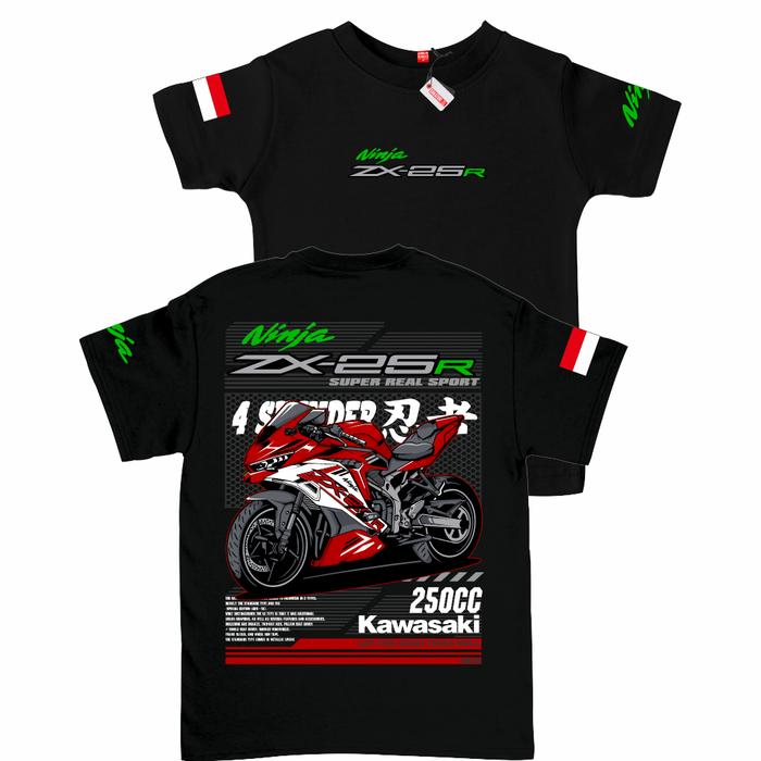 Gambar N Kaos Baju Anak Motor Ninja Zx-25R T Shirt Otomotif - V2 HITAM, S 3-4 TAHUN dari tasya amaliyah undefined Tokopedia