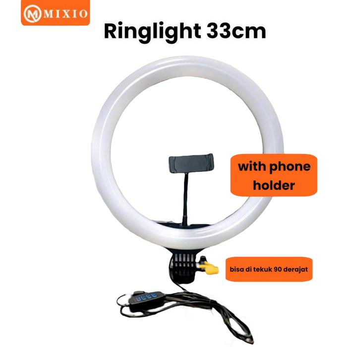 Gambar MIXIO 33CM Ring Light Selfie led 13Inc LED Photo Studio Selfie Camera dari Bu Zaenab Jenar undefined Tokopedia