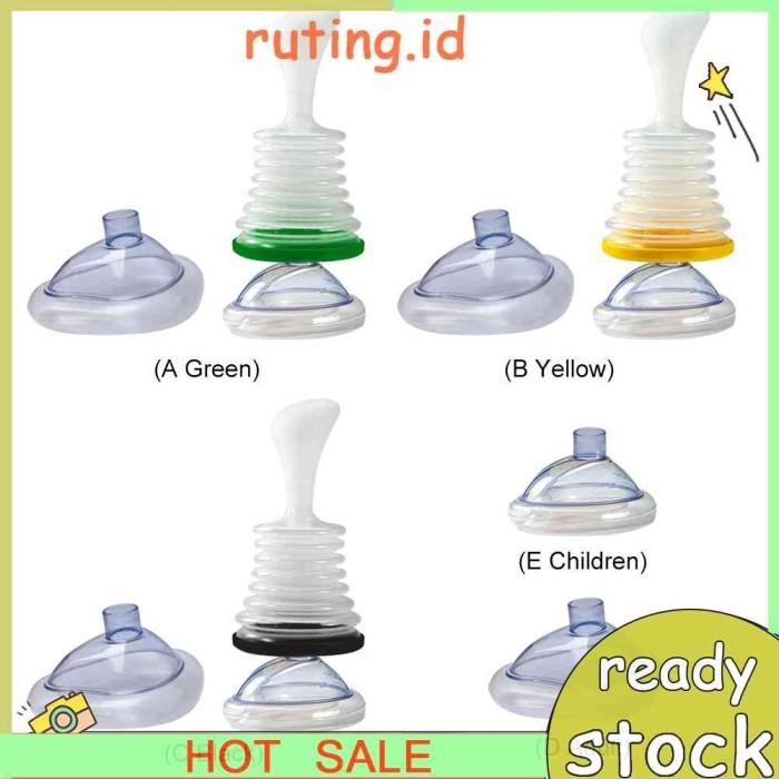 Gambar TERBATAS 1SET CHOKING ASPHYXIA DEVICE CPR FIRST AID MASKER PERNAFASAN dari officialbeliza undefined Tokopedia