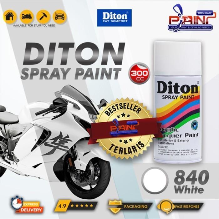 Gambar Diton 840 White Cat Semprot/Pylox/Samurai Motor/Helm/Gundam dari PAINT.COLOUR undefined Tokopedia