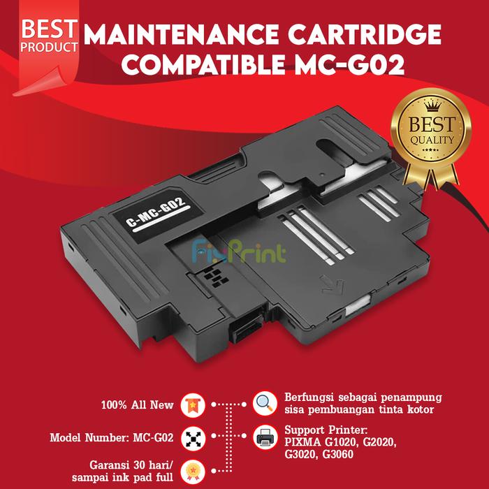 Gambar Maintenance Canon Box MC-G02 Cartridge Original G1020 G2020 G3020 G570 - Compatible dari FixPrint Plus undefined 4 Tokopedia