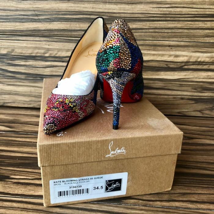 Jual High Heels Christian Louboutin Kate Blooming Strass 85 (S11
