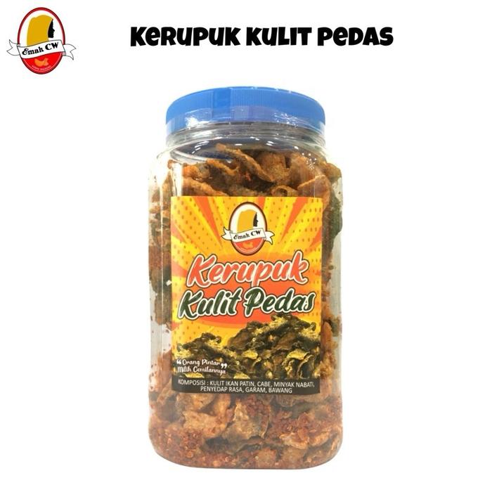 Gambar TERBAIK Emak Cw Keripik Singkong 4 Pcs Nage 26 (Kulit Ikan dari Gegare Store undefined Tokopedia