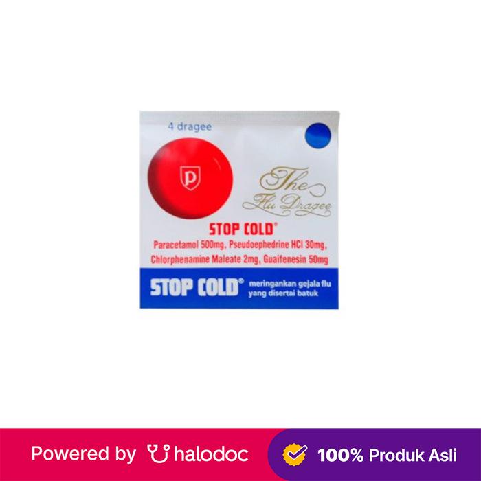 Gambar Stop Cold 4 Tablet - Obat Batuk & Flu - Halodoc dari Apotek Kosambi Jakarta Barat undefined Tokopedia