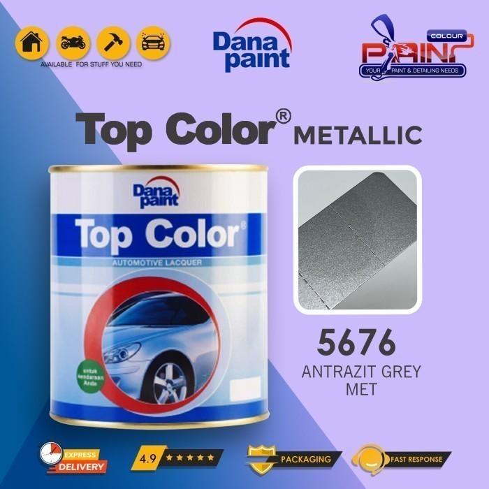 Gambar Top Color Metallic Warna Standar All Colour - Cat Duco Mobil / Motor - 5676 An.Grey M dari PAINT.COLOUR undefined Tokopedia