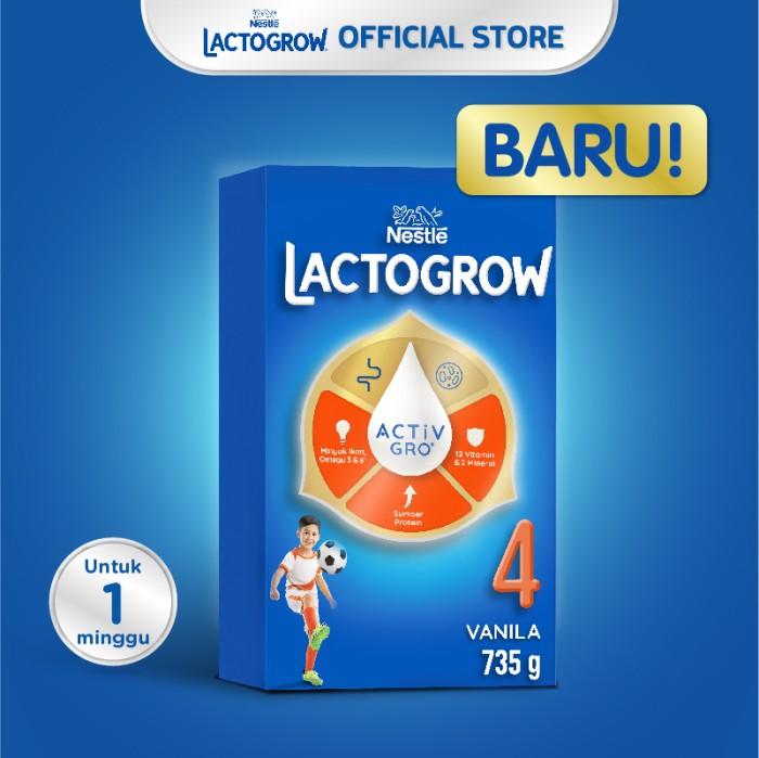 Gambar I✓87 NESTLÉ LACTOGROW 4 VANILA ANAK 3-5 TAHUN BOX 735G NA7 dari hnananaatrend undefined Tokopedia