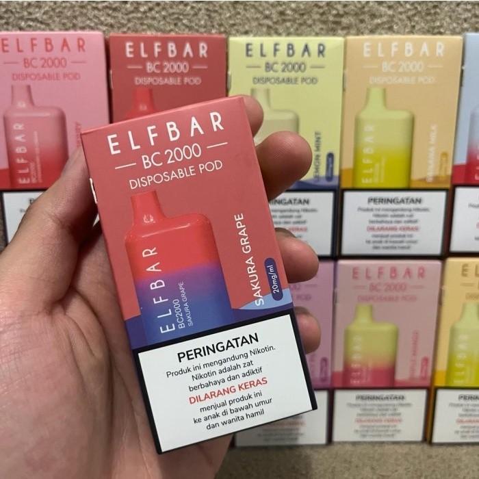 Gambar Elfbar Elf bar BC2000 puff BC2000 puff Disposable Pods Device - Sakura Grape dari Luminous Quotes undefined Tokopedia