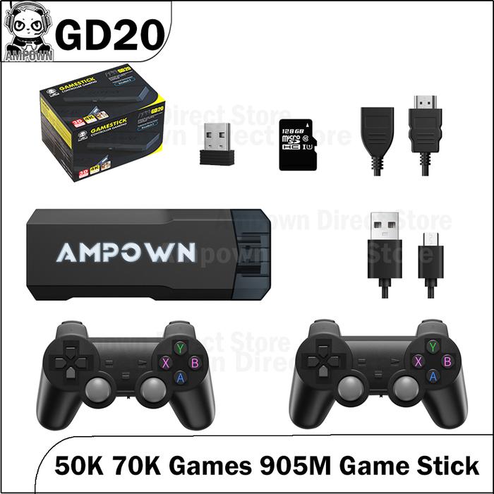 Gambar Ampown konsol Video Game GD20 GD 20, Pengontrol nirkabel 2.4G CPU dari KARMINII39 undefined Tokopedia