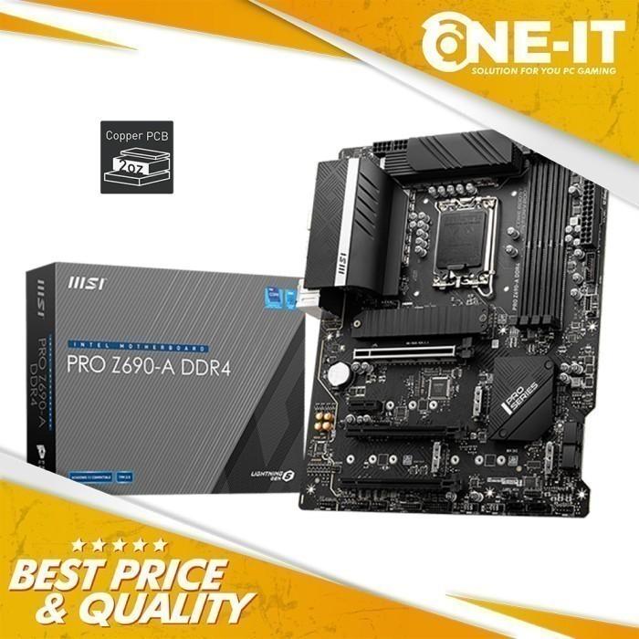 Motherboard MSI PRO Z690-A DDR4 Intel Socket 1700 di One It Gaming  Tokopedia