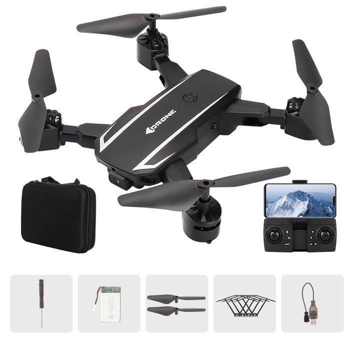Gambar New A24 1080 HD Dual Camera Mini Drone Pro WIFI FPV Obstacle Avoidance - Hitam dari MEMORI SENJA undefined Tokopedia