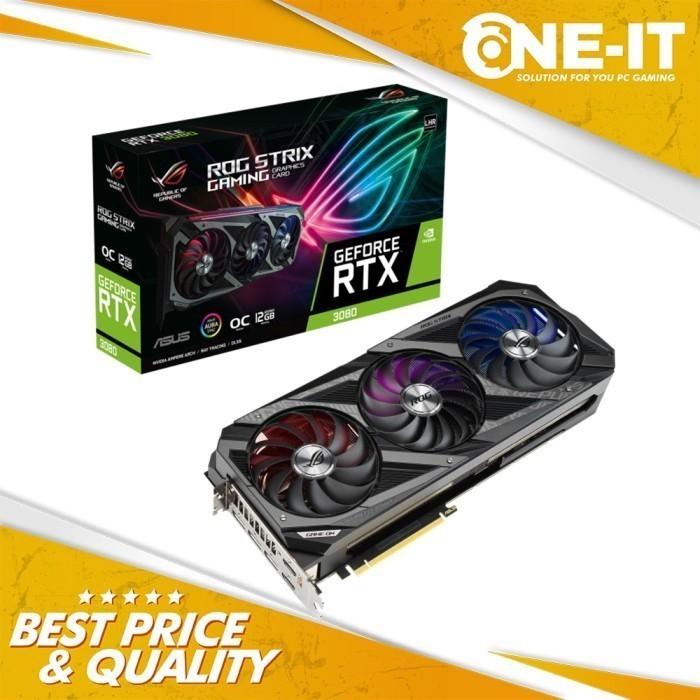 Jual VGA ASUS ROG Strix GeForce RTX 3080 OC 12G 12GB GDDR6X Kota - Main Image