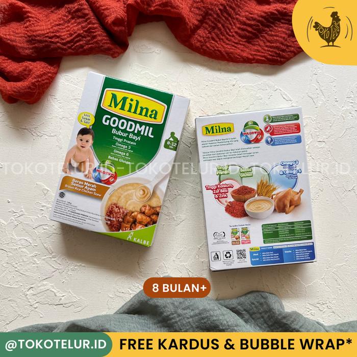 Gambar U7M MILNA - GOODMIL BUBUR BAYI MPASI | BUBUR BAYI IHAN 6+ 8+ SEHAT dari inkacollections undefined Tokopedia