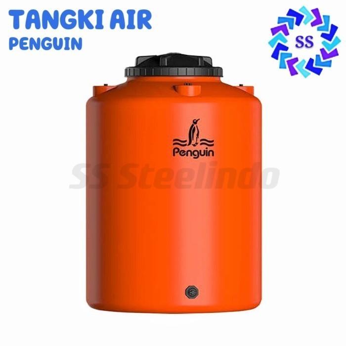 Gambar TANGKI / TOREN AIR PENGUIN (300, 520, 650, 1050 LITER) GRATIS OTOMATIS - 520 ORANGE dari SSSteelindo undefined Tokopedia