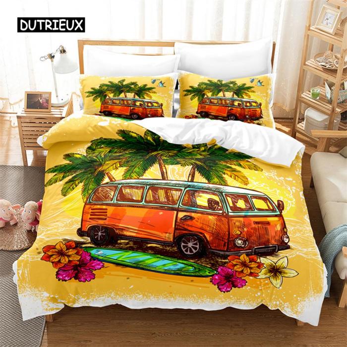 Gambar Summer Beach Bedding Set Duvet Cover Set 3d Bedding Digital Printing dari BAHTIARR39 undefined Tokopedia