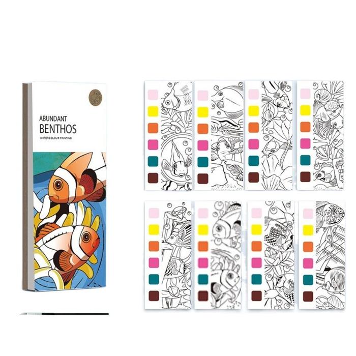 Gambar Art Painting Supplies Kindergarten Watercolor Paper Coloring Books Wit - B dari lumaxita real undefined Tokopedia