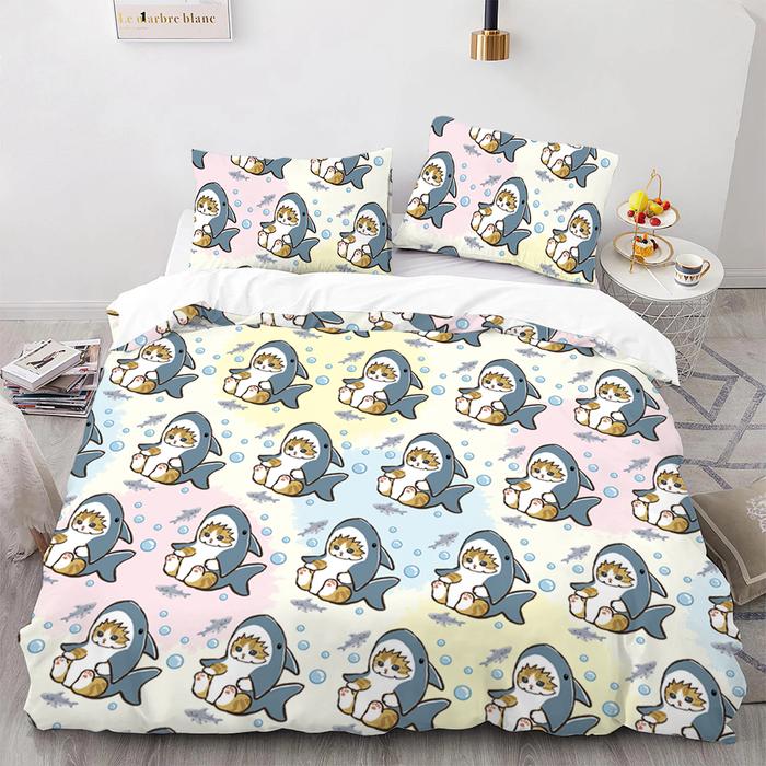 Gambar MofusandCat B1121 Anime Bedding Set Cartoon Duvet Cover Pillowcase dari YUNITA19 SPORT undefined Tokopedia