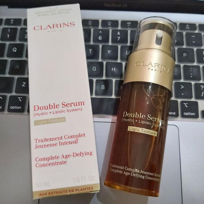 Gambar Clarins Double serum Light Texture Age Derying Concentrate 50ml - Light50ml dari Beautification By Kl3by undefined Tokopedia