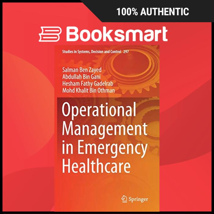 Gambar Best Operational Management In Emergency Healthcare - Hardcover - - 97 dari My Dearss undefined Tokopedia