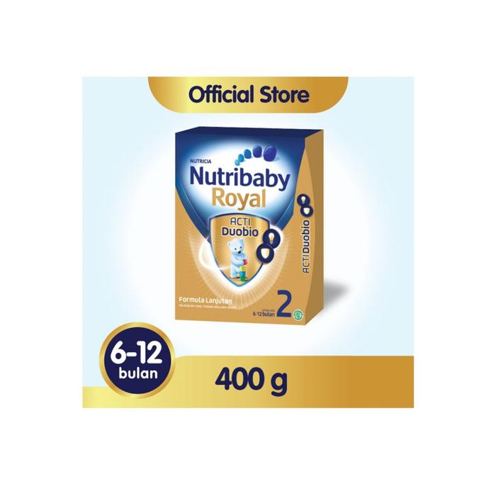 Gambar Nutribaby Royal 2 Actiduobio 400gr - Susu Nutricia Balita (6-12Bulan) - 400 gr dari Kencana Swalayan_NEW undefined Tokopedia