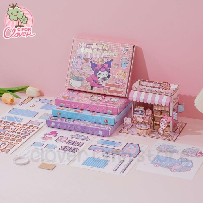 Gambar DIY PAPER ART CUTE CHARACTER FOOD TRUCK doll duck kertas craft kerajin - Peach Kurom dari Clover Lynn Store undefined Tokopedia