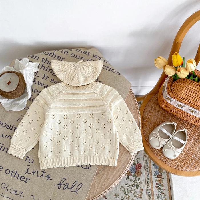 Gambar Baby Clothing 2024 Spring Girls Isweater Apricot White Simple Hol dari Basmapedia undefined Tokopedia