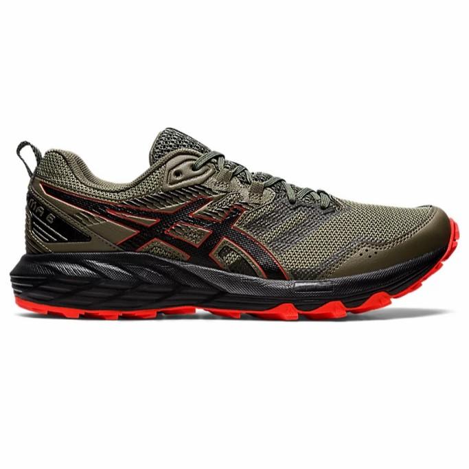 Gambar Asics GEL-SONOMA 6 Mens Trail Running Shoes Mantle Green/Black - 43.5 - 43.5 dari Benjamin Sneakers undefined Tokopedia