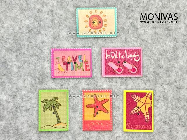 Gambar New Summer Holiday Buttons DIY Sewing Crafting Beach Style Decorations dari History Markets undefined Tokopedia