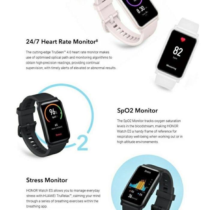Jual Huawei Fit Honor Smart Watch ES AMOLED Display Sport