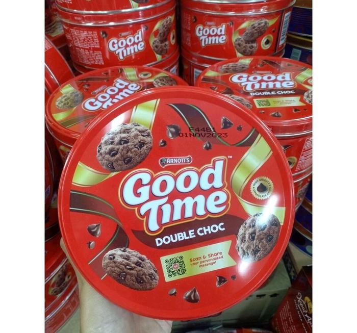 Gambar good time cookies assorted biskuit coklat kaleng 149 gr dari KUMB CE undefined Tokopedia