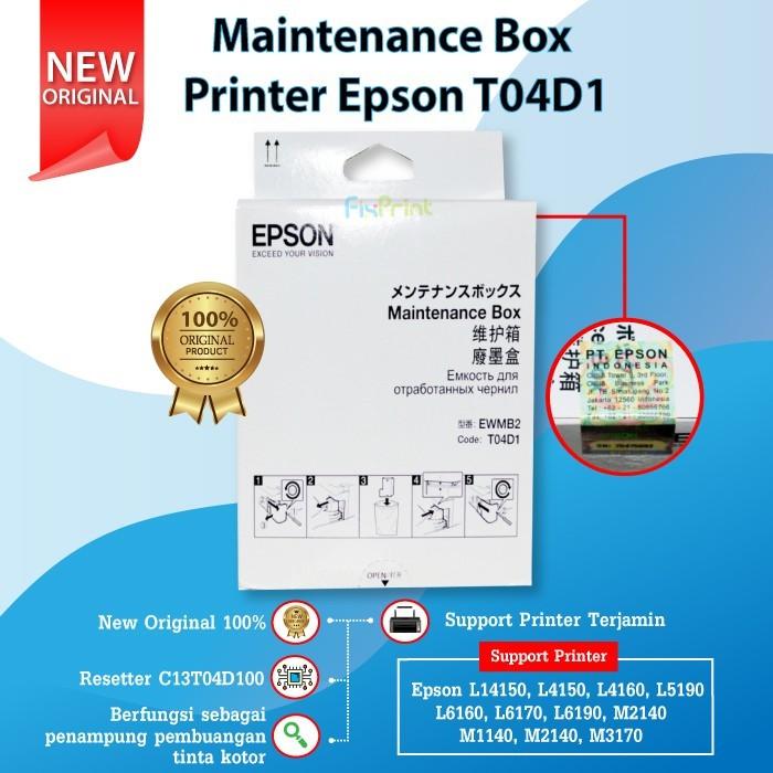 Gambar Maintenance Box Epson T04D1 L6160 L6170 L6190 L6290 L6460 L6490 - Original dari FixPrint Jakarta undefined Tokopedia