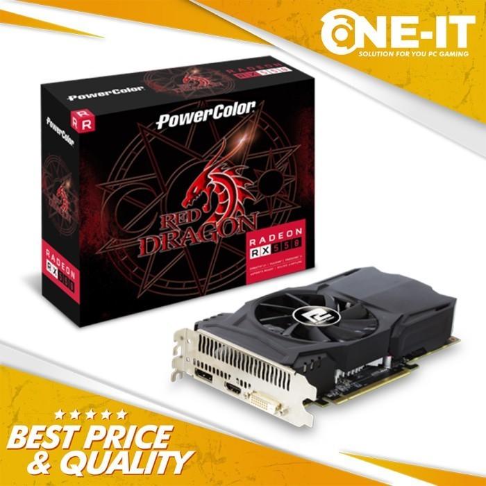 Powercolor Radeon Rx550 Powercolor Rx 550 4gb PowerColor Red